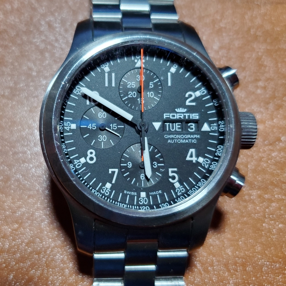 Fortis Men's 638.10.11M B-42 Official Cosmonauts Stainless Steel Automatic Watch
